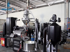 Επαγγελματική τοστιέρα καφέ 15 kg, εξοπλισμένη με πλήρως αυτόματο φορτιστή, αποτρυπαντή και καφέ