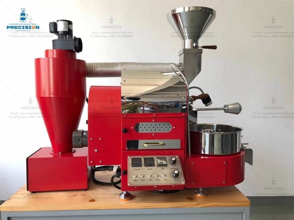 Προγραμματιζόμενος 1kg καφέ ψήσιμο Κόκκινο χρώμα Χρόνος ψήσισης 12-15 λεπτά