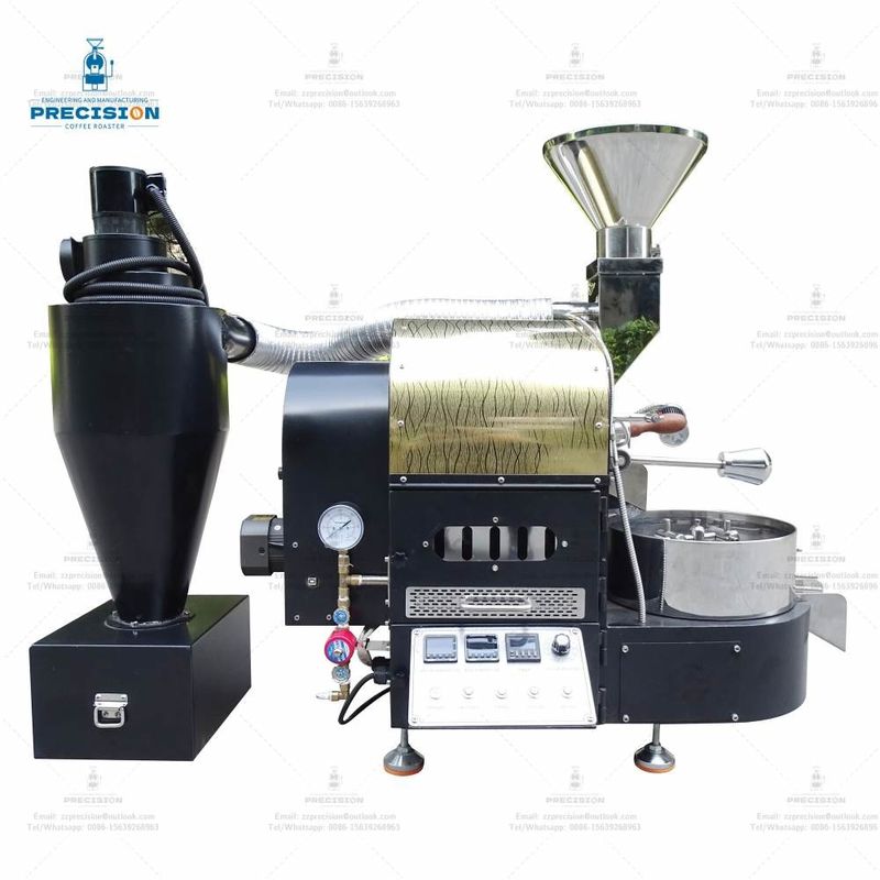 Σιδηρούχο καφετιέρα 10kg 12kg 15kg Μεγάλο τύμπανο από ανοξείδωτο χάλυβα Εμπορικό βιομηχανικό καφετιέρα