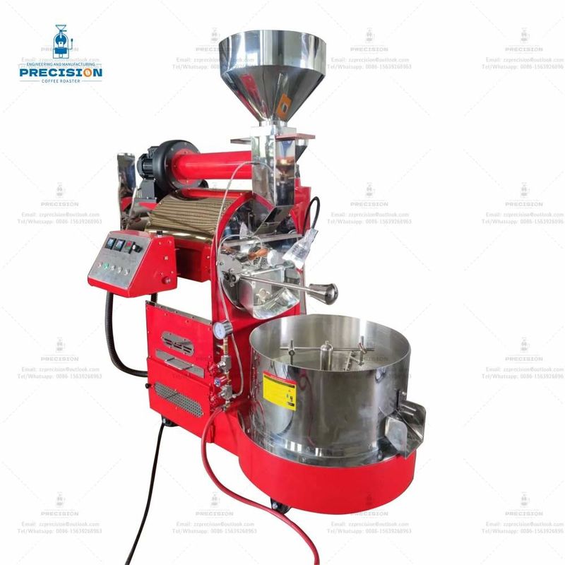 Πολυλειτουργικός Ροστάρ Καφέ 12kg 15kg Ροστάρ Αέρα Κακάο Μεγάλης Κλίμακας Εμπορικός Ροστάρ