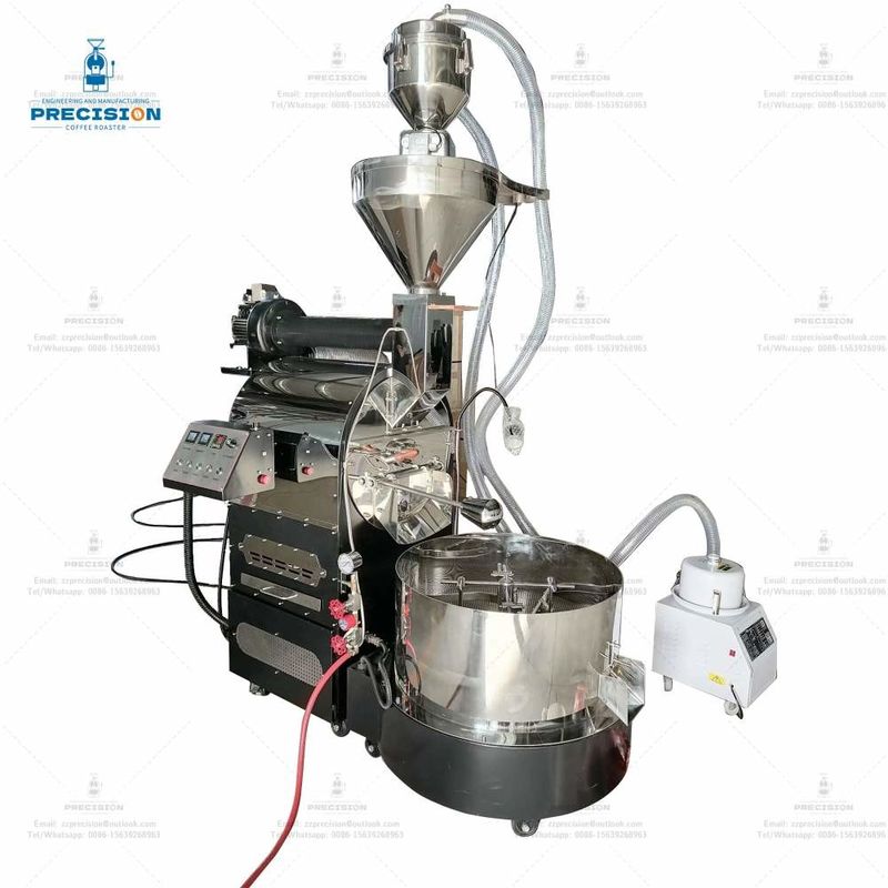 Σιδηρούχο καφετιέρα 10kg 12kg 15kg Μεγάλο τύμπανο από ανοξείδωτο χάλυβα Εμπορικό βιομηχανικό καφετιέρα