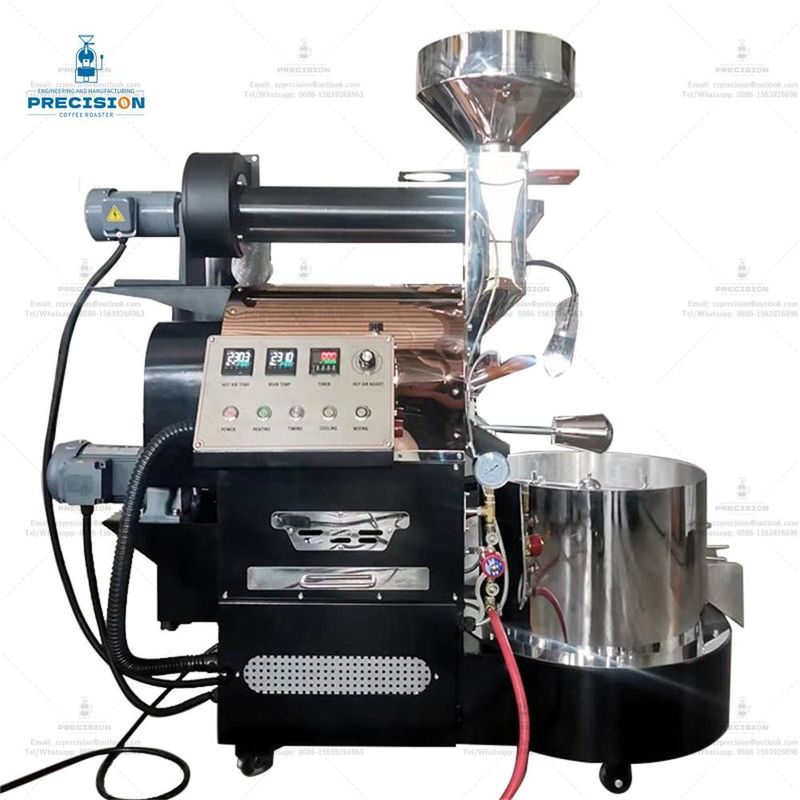 Σιδηρούχο καφετιέρα 10kg 12kg 15kg Μεγάλο τύμπανο από ανοξείδωτο χάλυβα Εμπορικό βιομηχανικό καφετιέρα