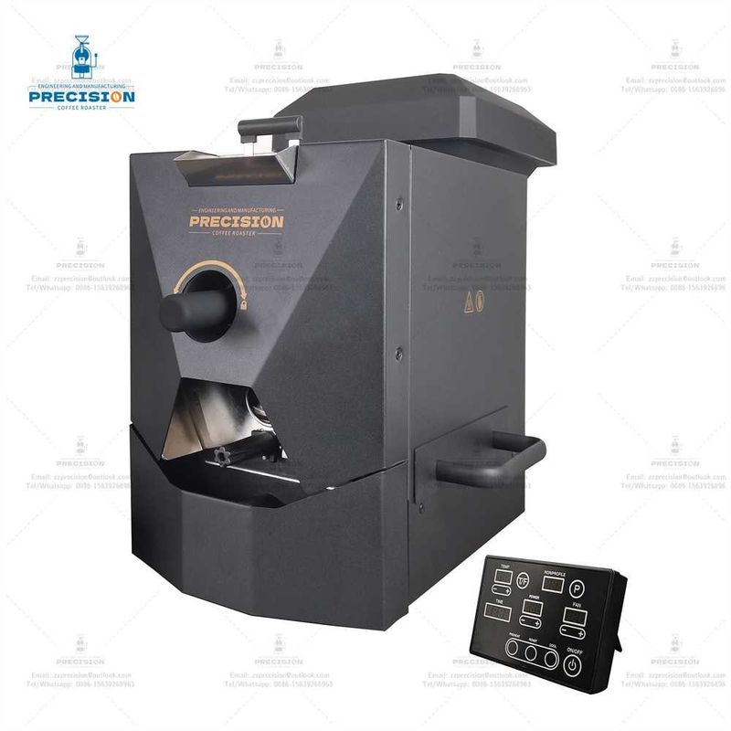 220V 2000W Μαύρο λευκό φασόλι ψητήρας Οικιακή μηχανή ψητήρα καφέ με πλήρη ζεστό αέρα ψήσιμο