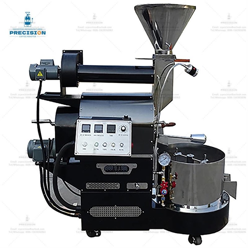 200w 3kg καφετιέρας με ανθεκτικό στη θερμότητα διπλό στρώμα 316 τροφικό τύμπανο από ανοξείδωτο χάλυβα