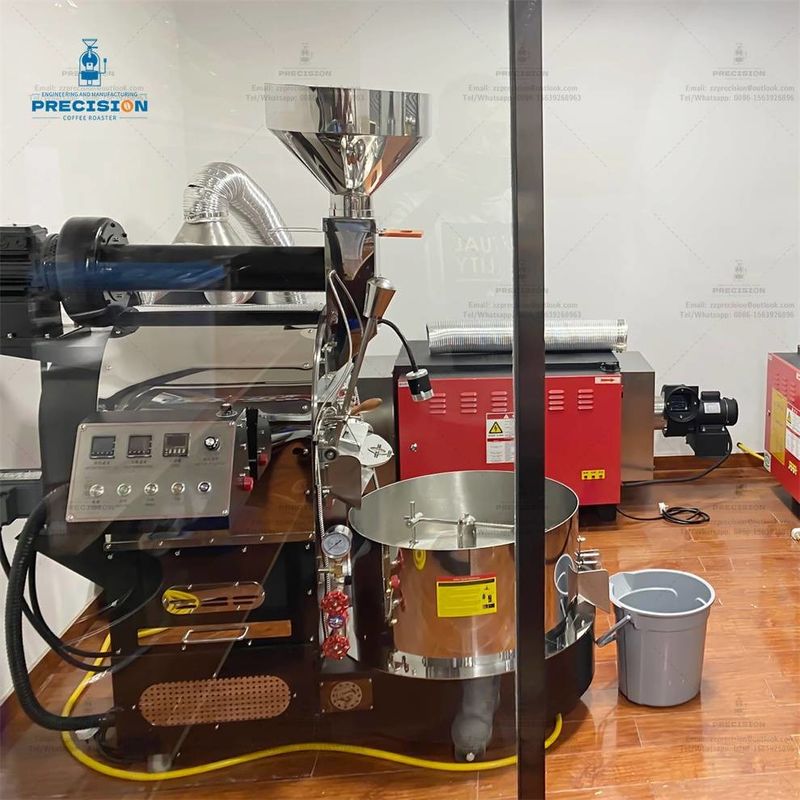 5Kg 12Kg 15Kg Gas Ηλεκτρικό Εργατικό Καφέ Φασόλι Τοστιέρα Ροστάρισμα Μηχανή 0-300C ρυθμιζόμενη θερμοκρασία