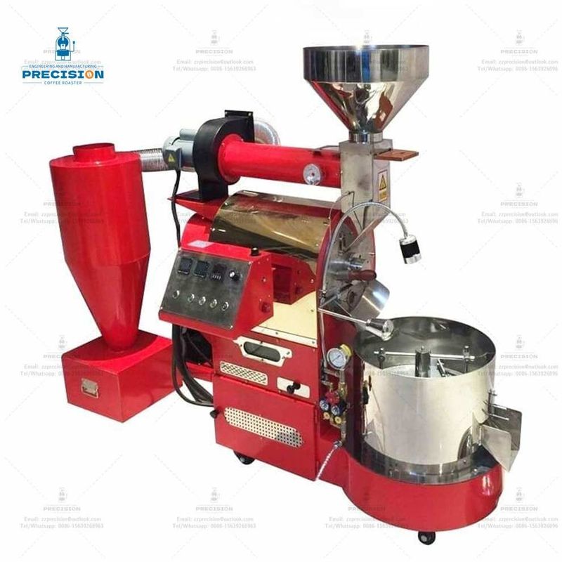 1-7kg χωρητικότητα παρτίδας και 12-15 λεπτά χρόνο ψησίματος 5kg 6kg καφέ ψητήρα